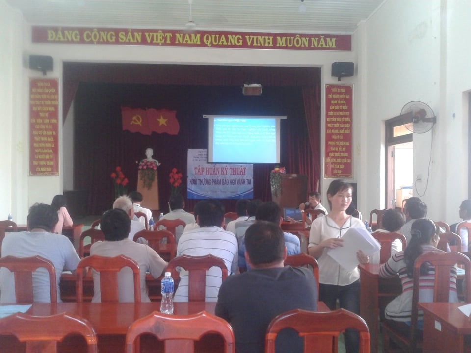TẬP HUẤN KỸ THUẬT NUÔI THƯƠNG PHẨM BÀO NGƯ VÀNH TAI TẠI PHÚ QUÝ – BÌNH THUẬN
