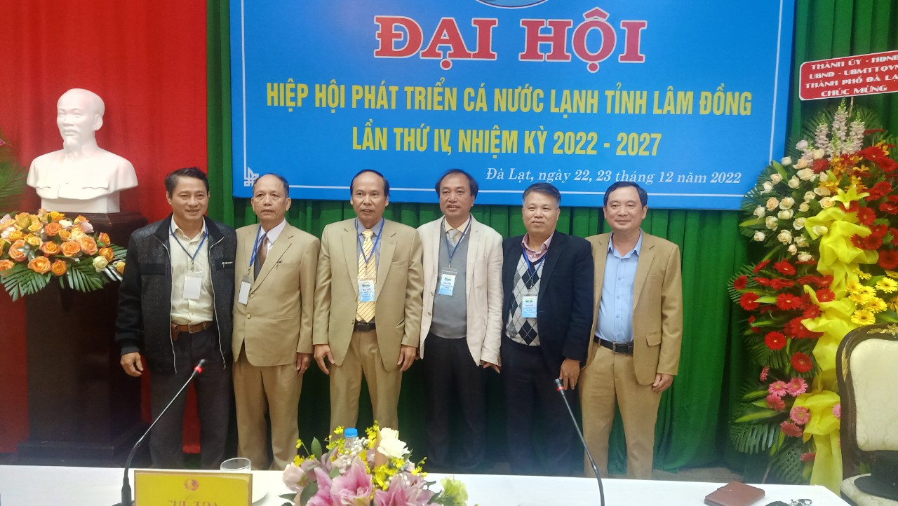 ĐẠI HỘI HIỆP HỘI PHÁT TRIỂN CÁ NƯỚC LẠNH TỈNH LÂM ĐỒNG LẦN THỨ IV NHIỆM KỲ 2022-2027