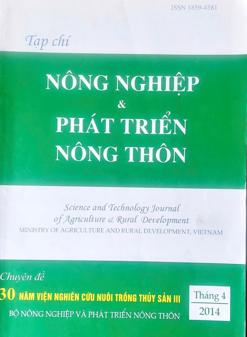 DANH MỤC ẤN PHẨM XUẤT BẢN CỦA VIỆN NGHIÊN CỨU NUÔI TRỒNG THỦY SẢN III