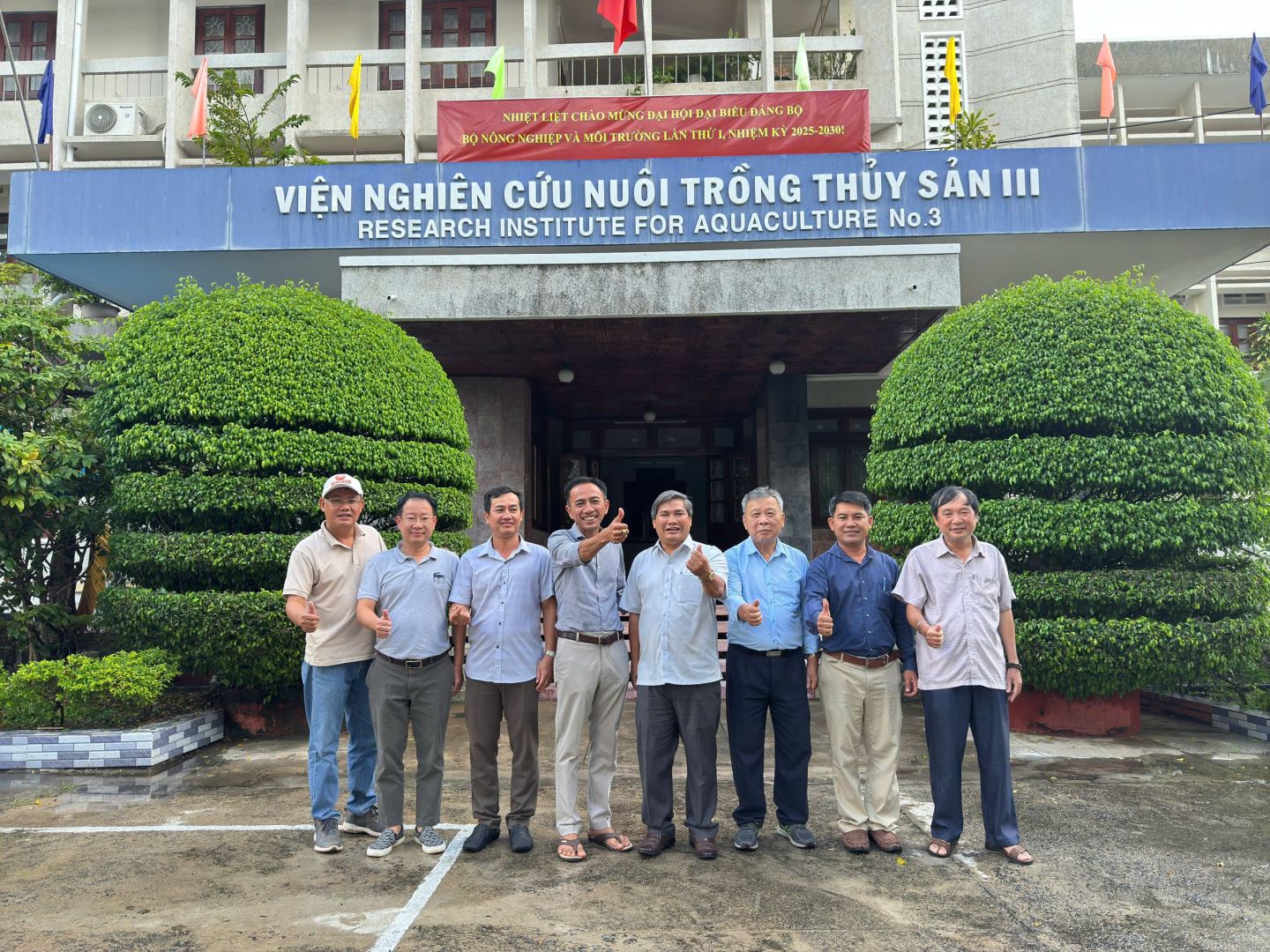 Viện Nghiên cứu Nuôi trồng thủy sản III tiếp đón đoàn công tác của Công ty Kim Hoàng Quảng Nam và ký thỏa thuận hợp tác