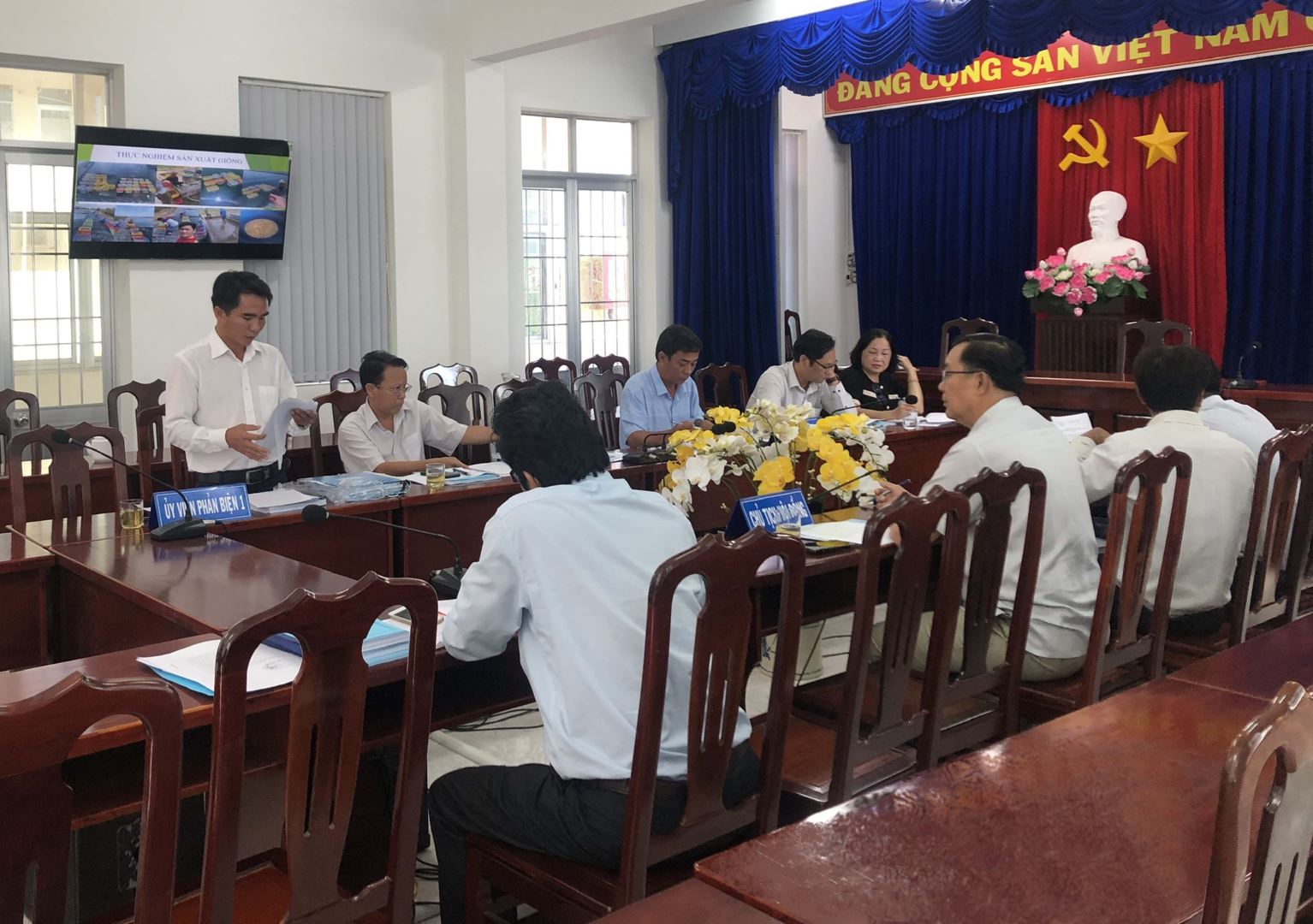 Nghiệm thu Dự án “Nghiên cứu xây dựng quy trình sản xuất giống sò huyết (Anadara granosa) tại huyện Hòa Bình, tỉnh Bạc Liêu”