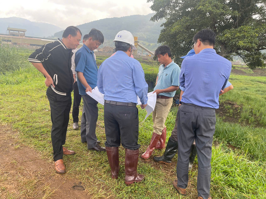 Kiểm tra Dự án thành phần 3 “Nâng cấp, cải tạo Trung tâm Quốc gia giống thủy sản nước ngọt miền Trung” sau mưa lũ, sạt lở đất ở Lâm Đồng